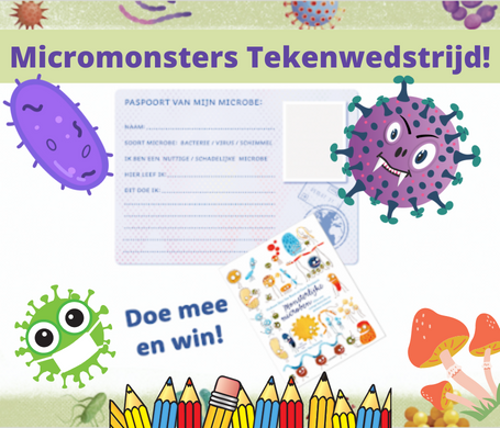 Microben tekenwedstrijd