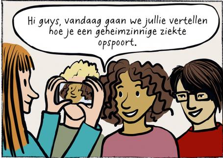 Onderzoek doen met een stripboek