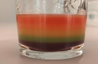 Een regenboog van ‘zwaar water’ Een regenboog van ‘zwaar water’