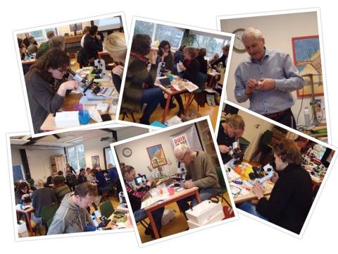 Training Microscopie bij NDE Groningen